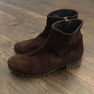 Men’s Billy Reid Moto boots size 8.5 brown leather zip up